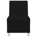 Scaun canapea gri deschis 55 cm fabric 3 pcs Negru - WALTI WALTI