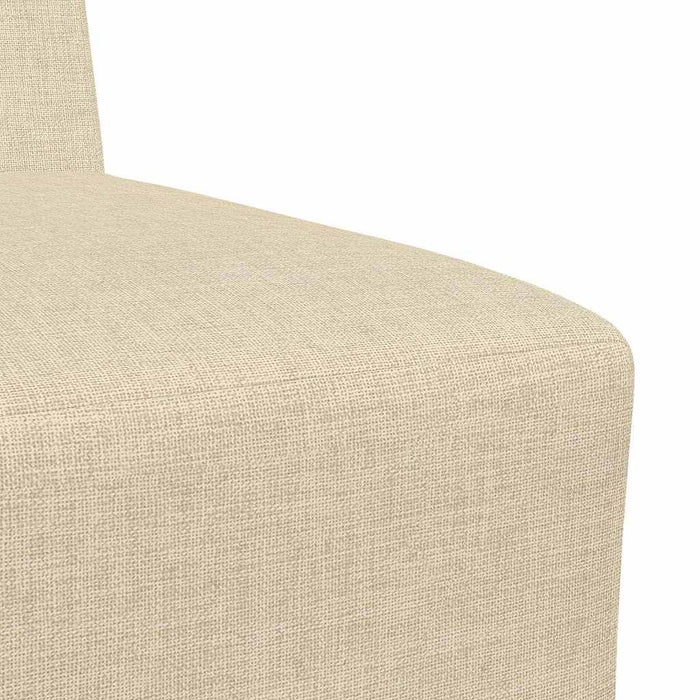 Scaun canapea gri deschis 55 cm fabric 3 pcs Crem - WALTI WALTI