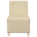 Scaun canapea gri deschis 55 cm fabric 3 pcs Crem - WALTI WALTI