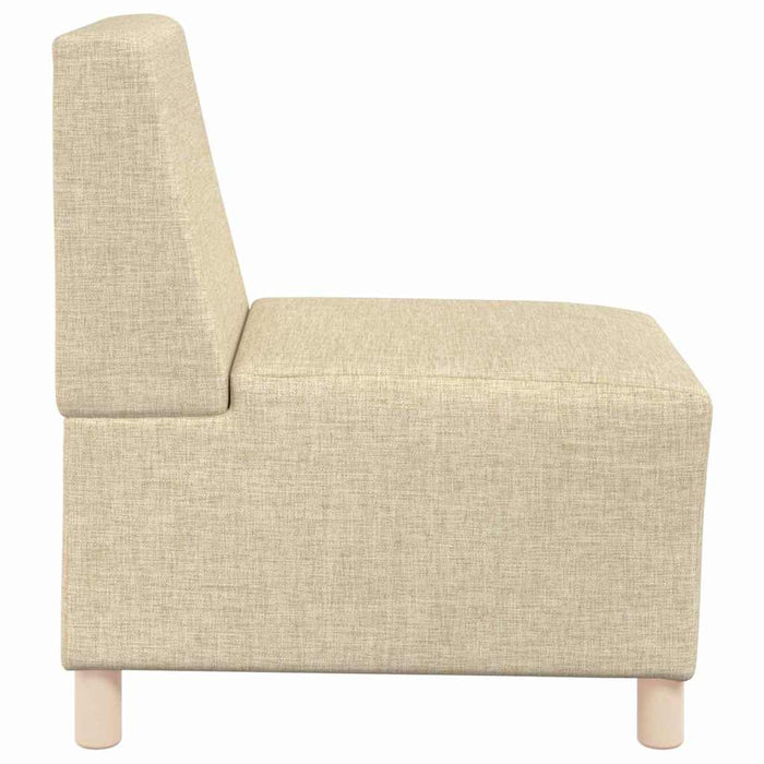 Scaun canapea gri deschis 55 cm fabric 3 pcs Crem - WALTI WALTI
