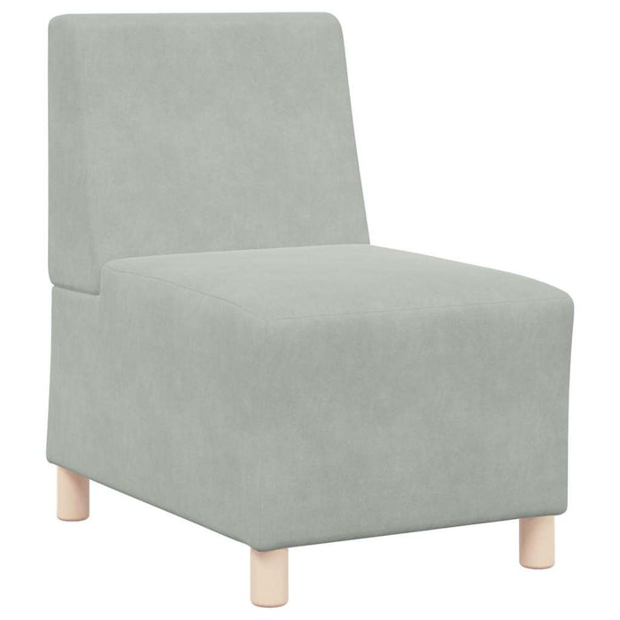 Unitate Sofa Modulară Fără Brațe 3 pcs Gri deschis - WALTI WALTI