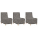 Sofa Chiar 3 pcs Gri deschis 55 x 74 x 82 cm - WALTI WALTI