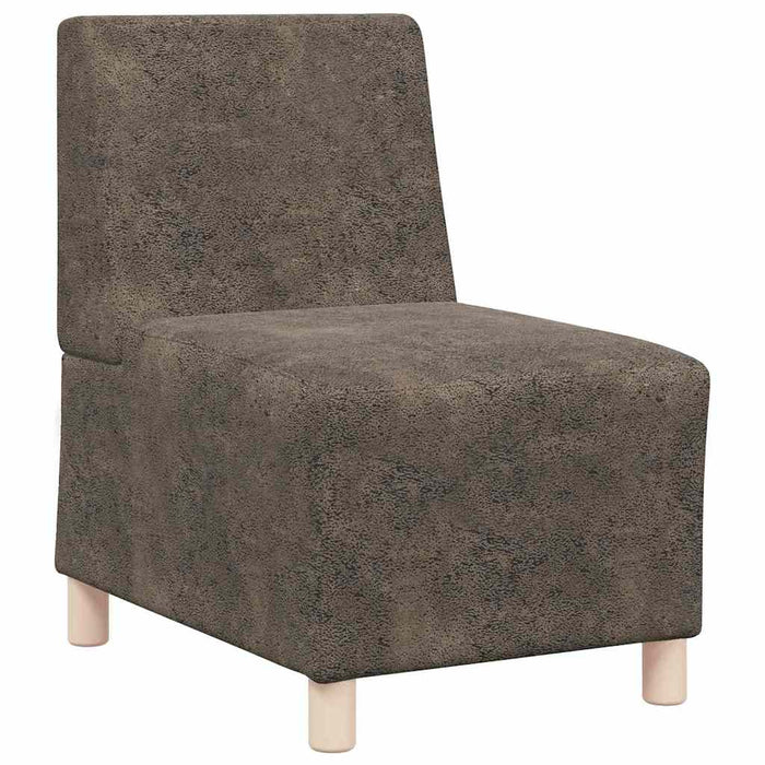 Unitate Sofa Modulară Fără Brațe 3 pcs Gri închis - WALTI WALTI