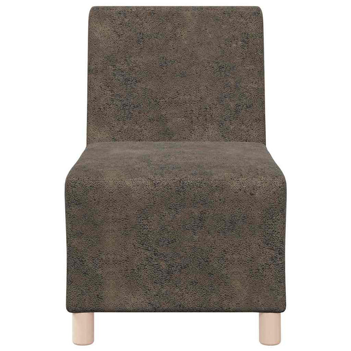 Unitate Sofa Modulară Fără Brațe 3 pcs Gri închis - WALTI WALTI