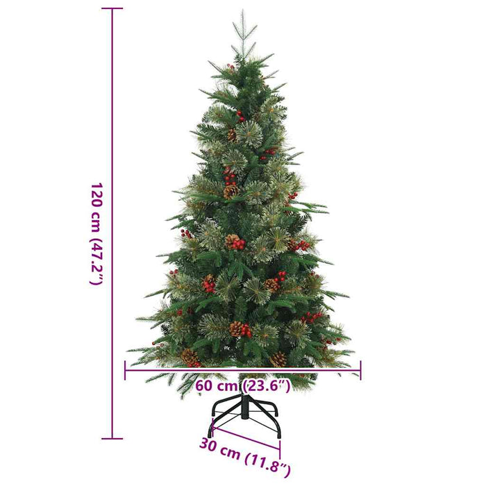 Brad de Crăciun artificial cu ramuri articulare Verde 120 cm - WALTI WALTI