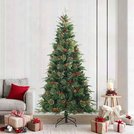 Brad de Crăciun artificial cu ramuri articulare Verde 240 cm - WALTI WALTI
