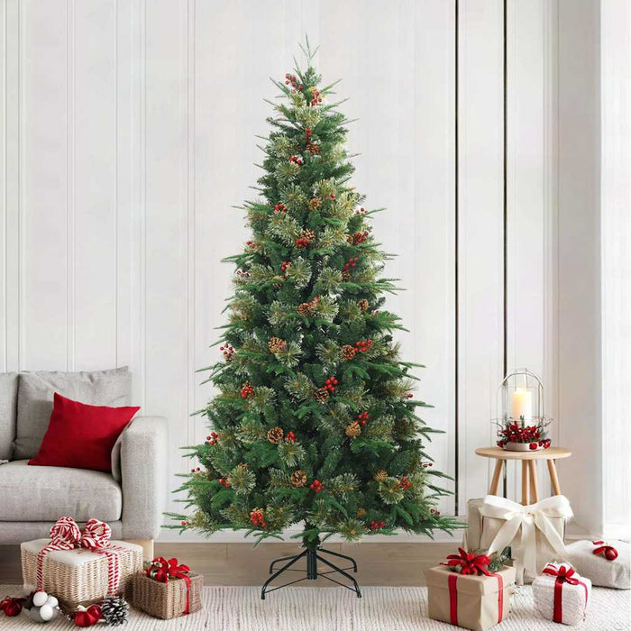 Brad de Crăciun artificial cu ramuri articulare Verde 240 cm - WALTI WALTI