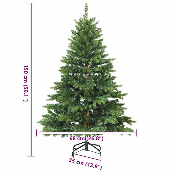Brad de Crăciun artificial cu ramuri articulare Verde 150 cm - WALTI WALTI