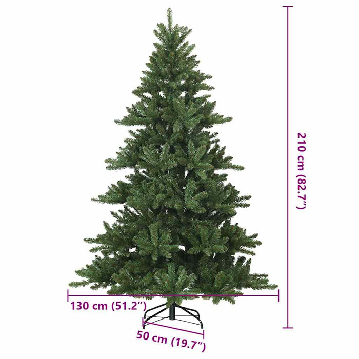 Brad de Crăciun artificial cu ramuri articulare Verde 210 cm - WALTI WALTI