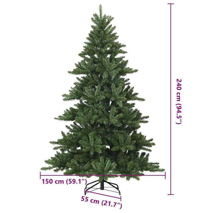 Brad de Crăciun artificial cu ramuri articulare Verde 240 cm - WALTI WALTI