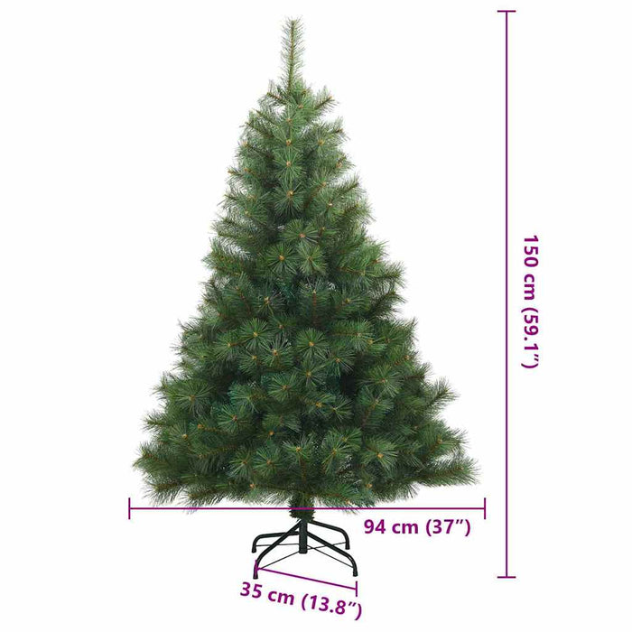 Brad de Crăciun artificial cu ramuri articulare Verde 150 cm - WALTI WALTI