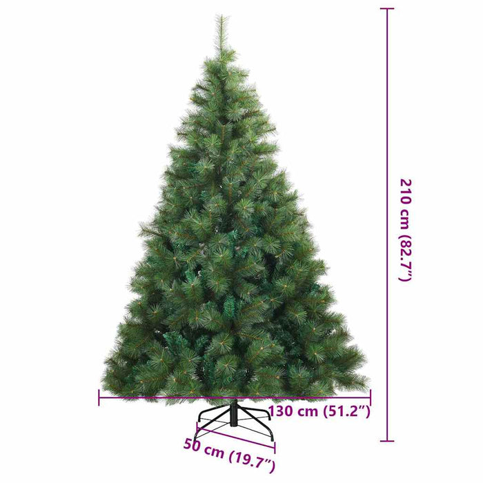Brad de Crăciun artificial cu ramuri articulare Verde 210 cm - WALTI WALTI