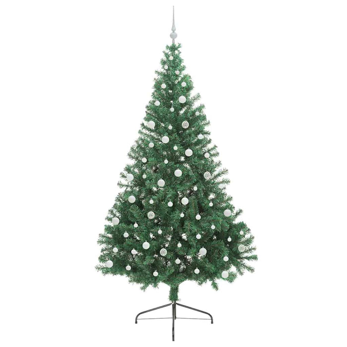 Pom de Crăciun artificial pre-iluminat Verde 240 cm PVC - WALTI WALTI