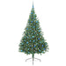 Pom de Crăciun artificial pre-iluminat Verde 240 cm PVC - WALTI WALTI