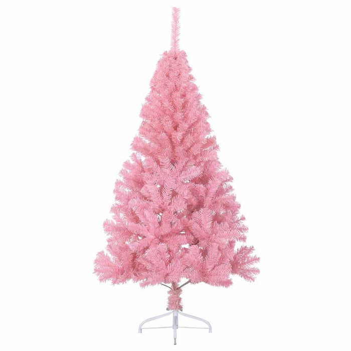 Pom de Crăciun artificial pre-iluminat Roz 120 cm PVC WALTI
