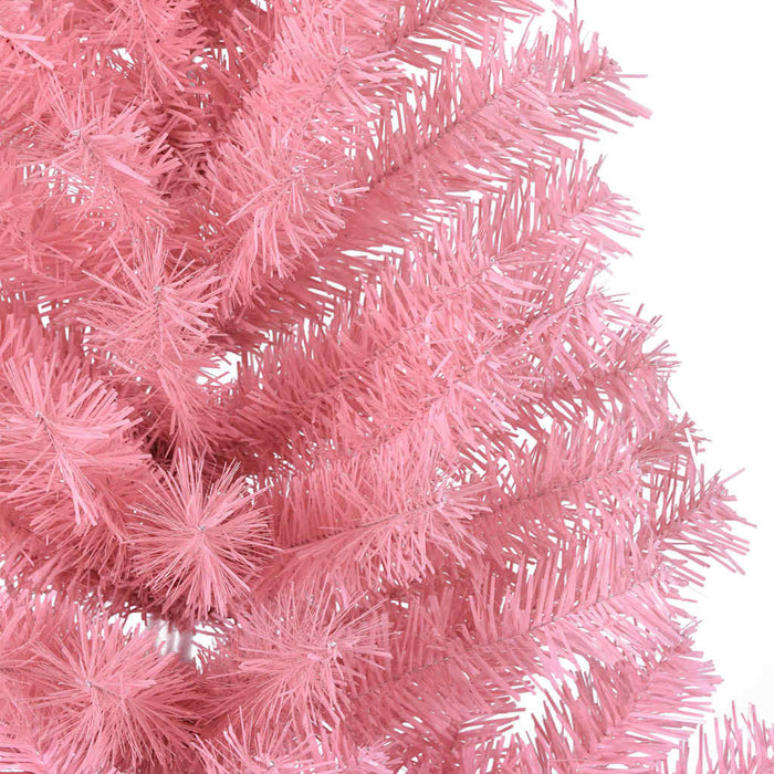 Pom de Crăciun artificial pre-iluminat Roz 120 cm PVC - WALTI WALTI