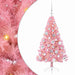 Pom de Crăciun artificial pre-iluminat Roz 120 cm PVC - WALTI WALTI