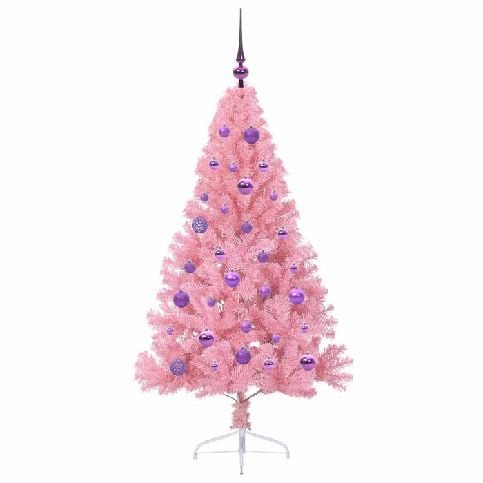 Pom de Crăciun artificial pre-iluminat Roz 150 cm PVC - WALTI WALTI