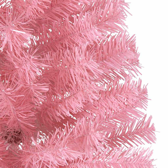 Pom de Crăciun artificial pre-iluminat Roz 210 cm PVC WALTI