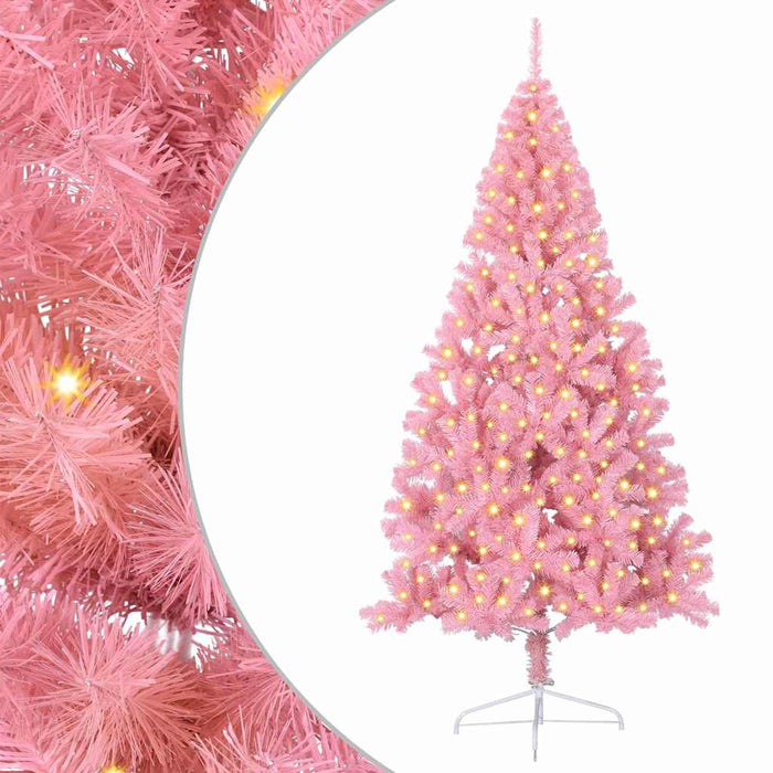 Brad de Crăciun cu lumini decorative cu coarde Roz 240 cm - WALTI WALTI