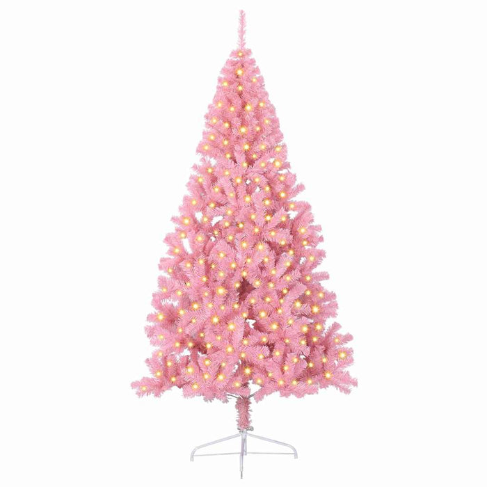 Brad de Crăciun cu lumini decorative cu coarde Roz 240 cm - WALTI WALTI