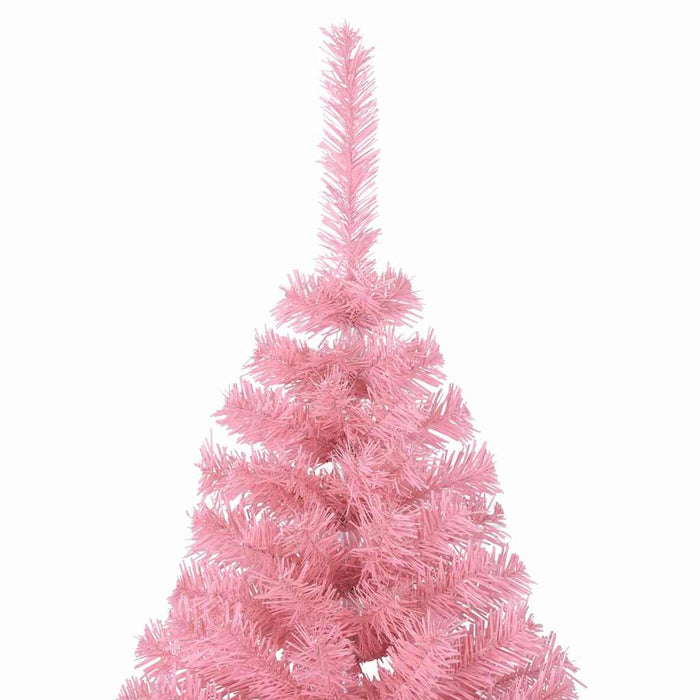 Pom de Crăciun artificial pre-iluminat Roz 240 cm PVC - WALTI WALTI