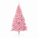 Pom de Crăciun artificial pre-iluminat Roz 240 cm PVC - WALTI WALTI