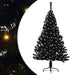 Pom de Crăciun artificial pre-iluminat Negru 120 cm PVC - WALTI WALTI