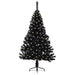 Pom de Crăciun artificial pre-iluminat Negru 120 cm PVC - WALTI WALTI