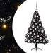 Pom de Crăciun artificial pre-iluminat Negru 120 cm PVC - WALTI WALTI