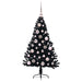 Pom de Crăciun artificial pre-iluminat Negru 120 cm PVC - WALTI WALTI
