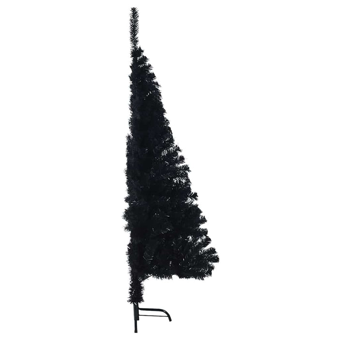 Pom de Crăciun artificial pre-iluminat Negru 120 cm PVC - WALTI WALTI