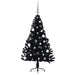 Pom de Crăciun artificial pre-iluminat Negru 150 cm PVC - WALTI WALTI