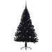 Pom de Crăciun artificial pre-iluminat Negru 150 cm PVC - WALTI WALTI