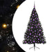 Pom de Crăciun artificial pre-iluminat Negru 180 cm PVC - WALTI WALTI