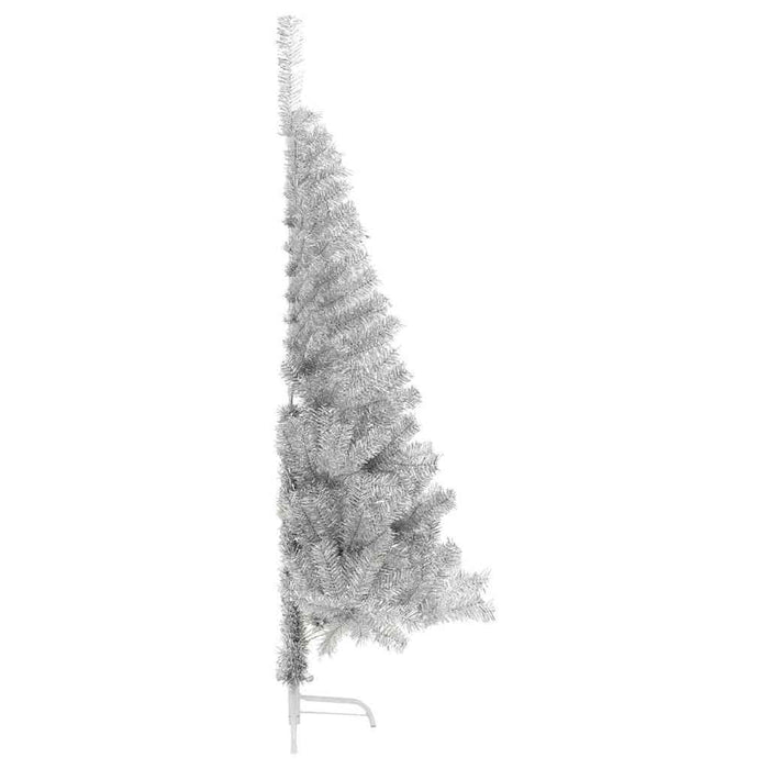 Pom de Crăciun artificial pre-iluminat Argintiu 120 cm PET WALTI