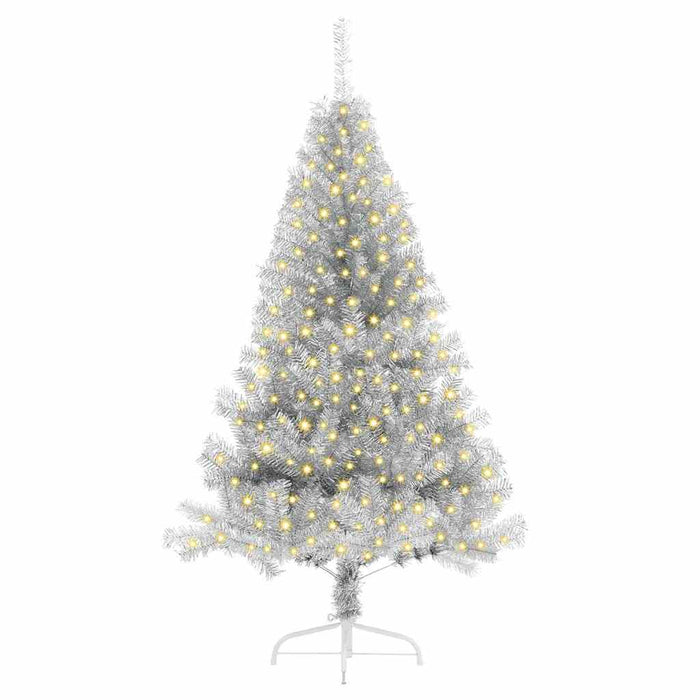 Brad de Crăciun cu lumini decorative cu coarde Argintiu 180 cm - WALTI WALTI