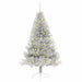 Brad de Crăciun cu lumini decorative cu coarde Argintiu 180 cm - WALTI WALTI