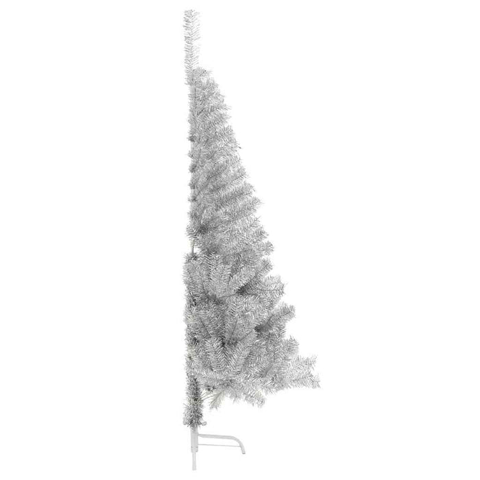 Pom de Crăciun artificial pre-iluminat Argintiu 180 cm PET WALTI