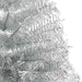 Pom de Crăciun artificial pre-iluminat Argintiu 210 cm PET - WALTI WALTI
