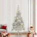 Brad de Crăciun cu lumini decorative cu coarde Argintiu 240 cm - WALTI WALTI