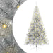 Brad de Crăciun cu lumini decorative cu coarde Argintiu 240 cm - WALTI WALTI