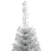 Pom de Crăciun artificial pre-iluminat Argintiu 240 cm PET - WALTI WALTI