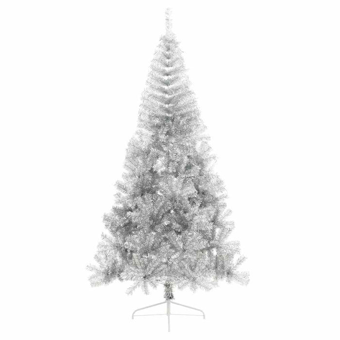 Pom de Crăciun artificial pre-iluminat Argintiu 240 cm PET - WALTI WALTI