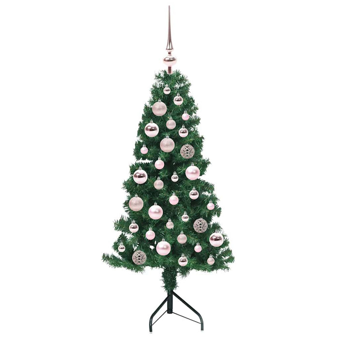 Pom de Crăciun Artificial pentru Colț Verde 120 cm PVC și Metal WALTI