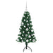 Pom de Crăciun Artificial pentru Colț Verde 120 cm PVC și Metal - WALTI WALTI
