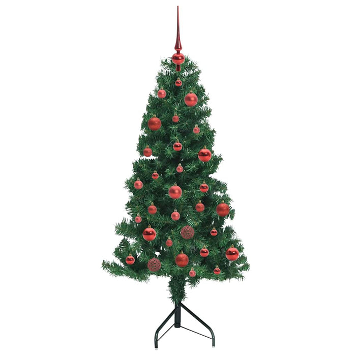 Pom de Crăciun Artificial pentru Colț Verde 150 cm PVC și Metal WALTI