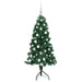 Pom de Crăciun Artificial pentru Colț Verde 150 cm PVC și Metal - WALTI WALTI