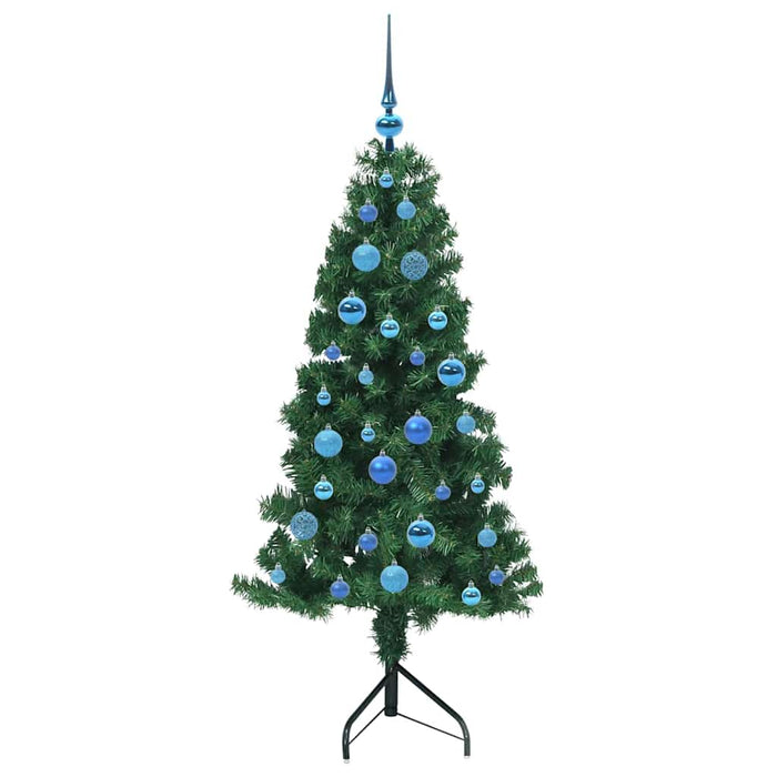 Pom de Crăciun Artificial pentru Colț Verde 150 cm PVC și Metal WALTI