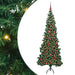 Pom de Crăciun Artificial pentru Colț Verde 180 cm PVC și Metal - WALTI WALTI